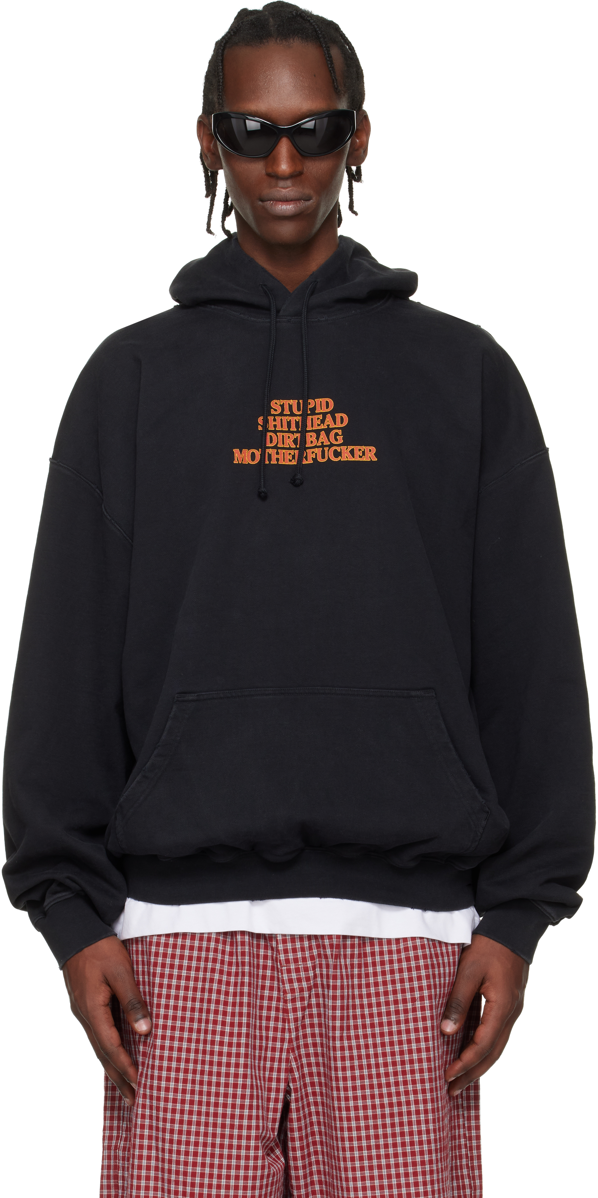 Black 'MF' Hoodie
