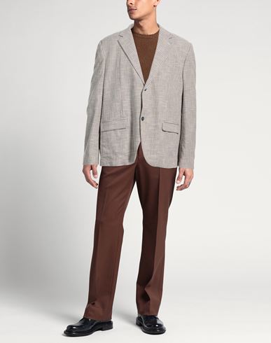 Man Blazer Blue Size 50 Cotton, Polyester