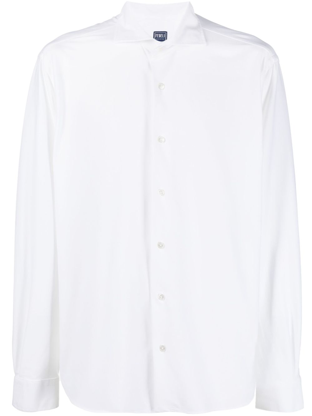 Sean cotton-blend shirt - White