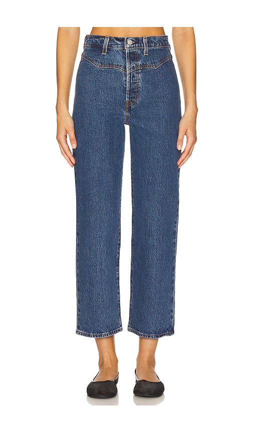 LEVI'S Ribcage Western Yoke Jeans in Blue. - 25 also