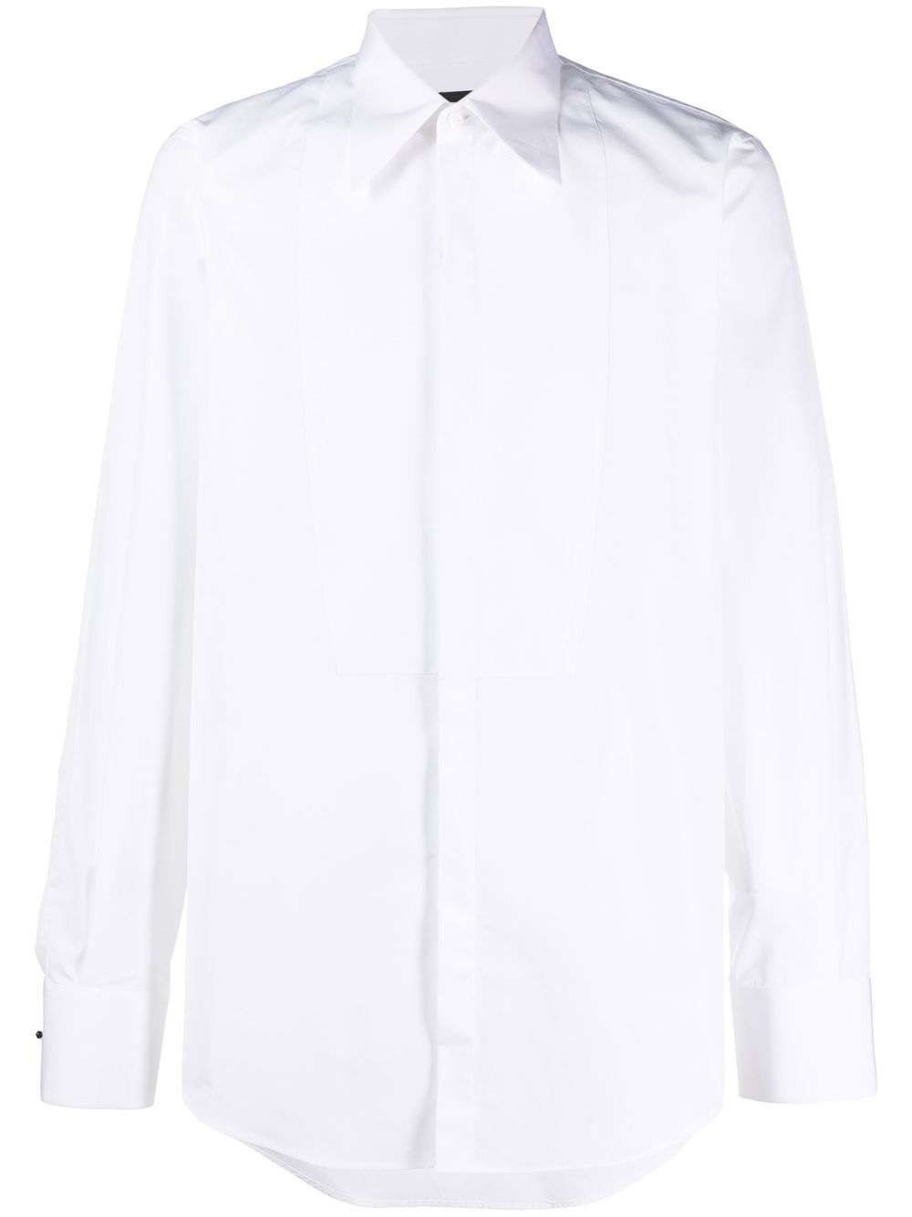 Long-sleeve cotton shirt - White
