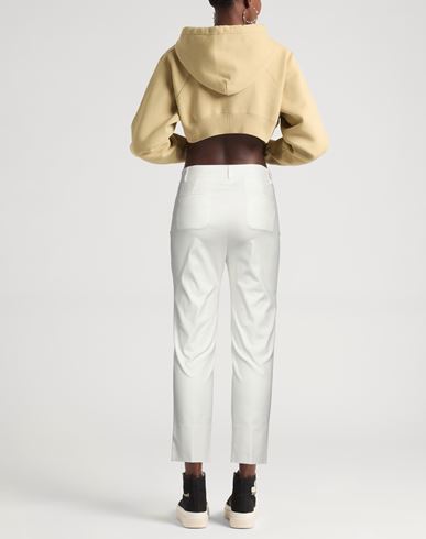 Peserico Woman Pants Off white Size 10 Cotton, Viscose, Elastane