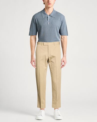 Man Pants Beige Size 30 Cotton, Linen