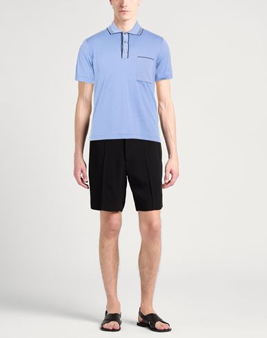 Man Polo shirt Light blue Size XS Cotton