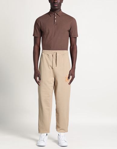 Man Pants Khaki Size L Cotton