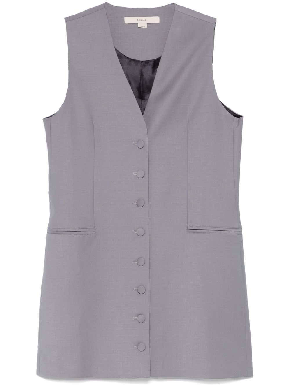 Sleeveless jacket - Grey