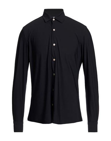 Man Shirt Black Size 14 ½ Polyamide, Elastane