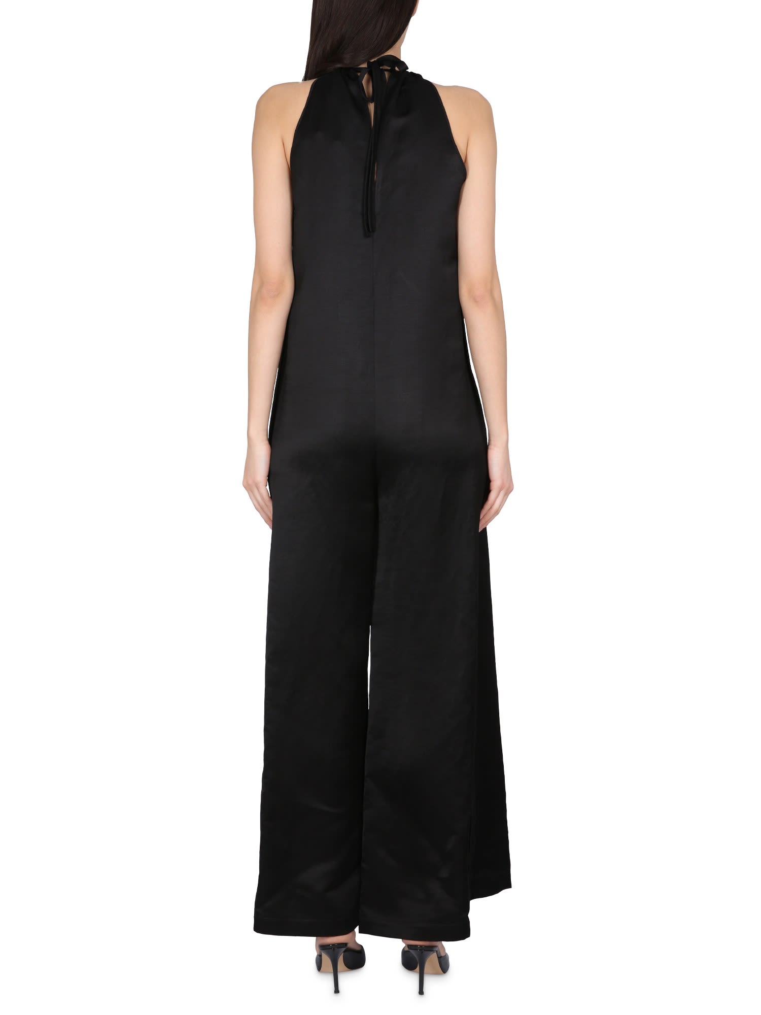 Robes & Combinaisons Wide Satin Jumpsuit