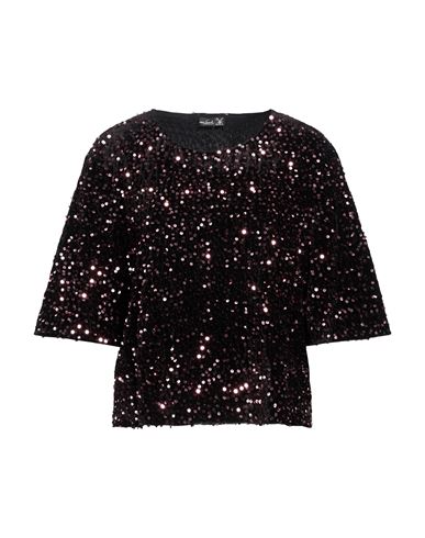 Woman Top Black Size 10 Polyester