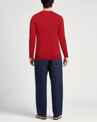 Replay Man Sweater Red Size S Virgin Wool, Polyester, Elastane