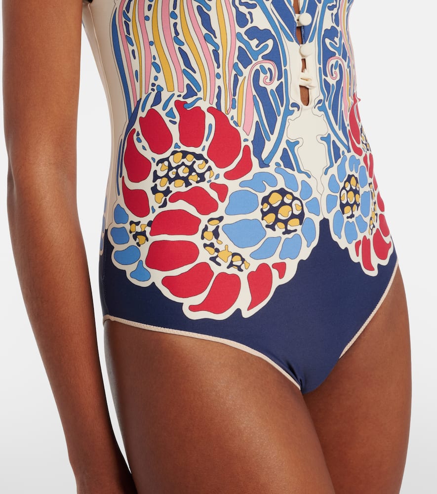 Tutto Suit printed swimsuit
