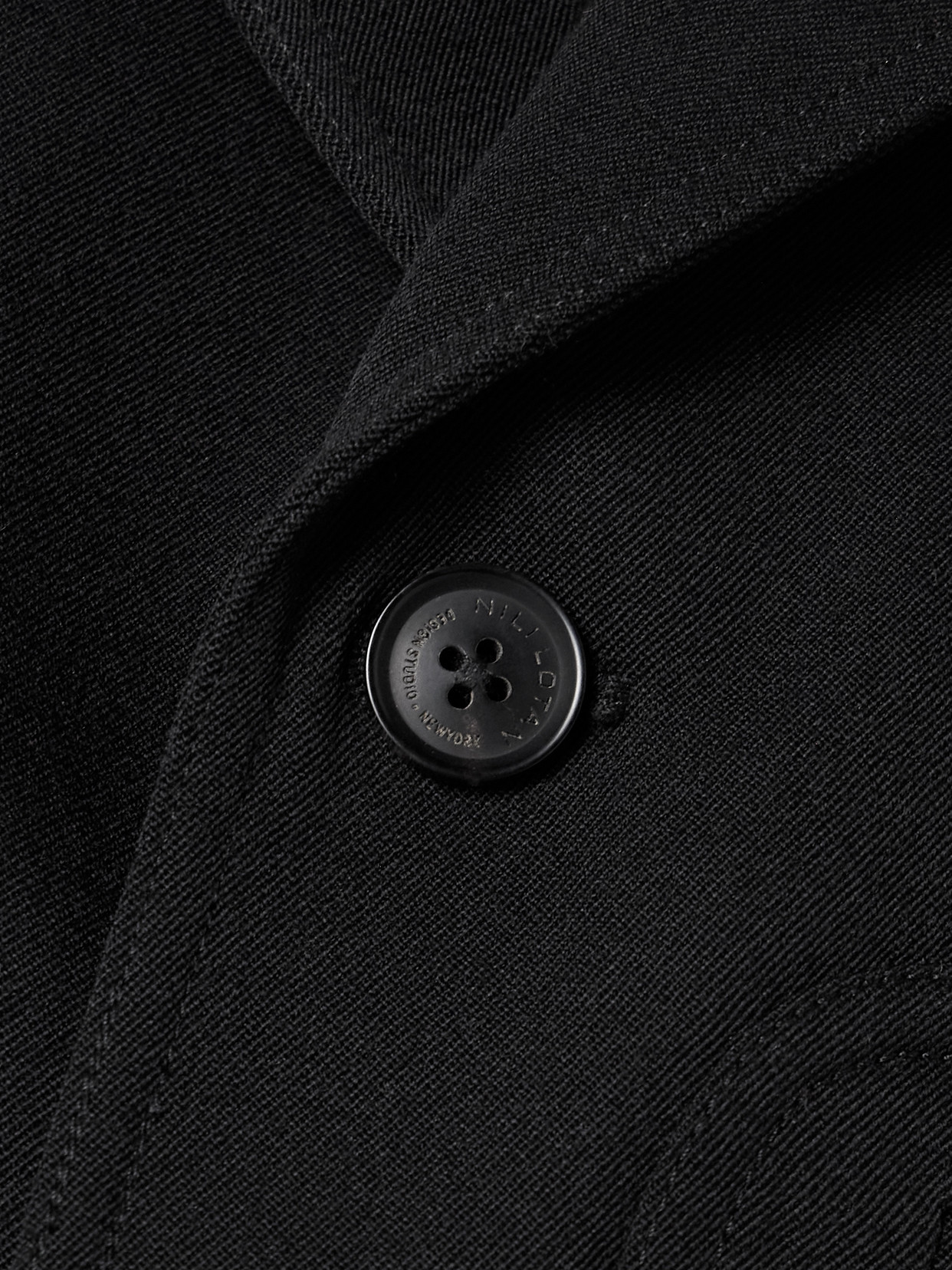 Georgy Wool-gabardine Jacket - Black