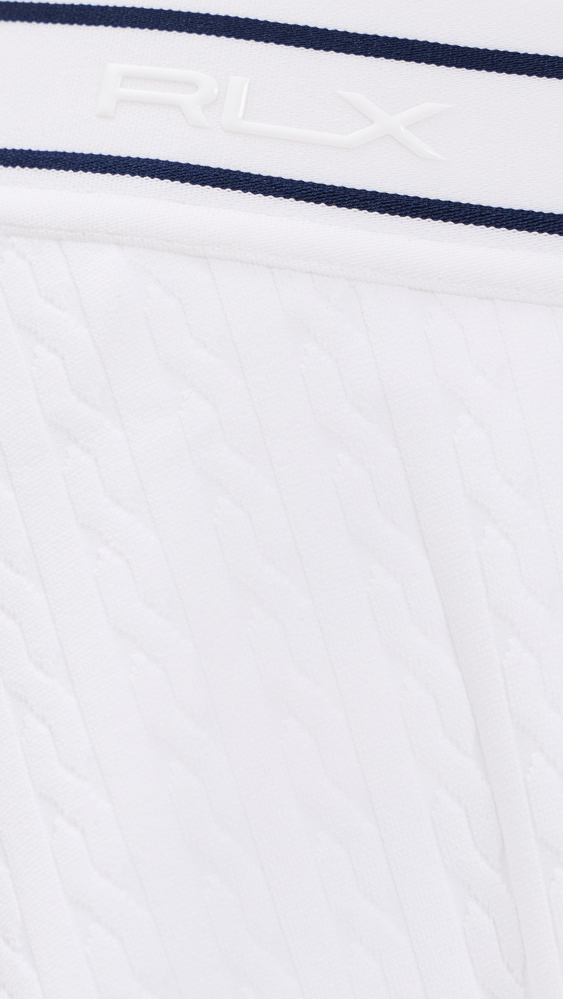 Active Cable Knit Skort Ceramic White/Refined Navy