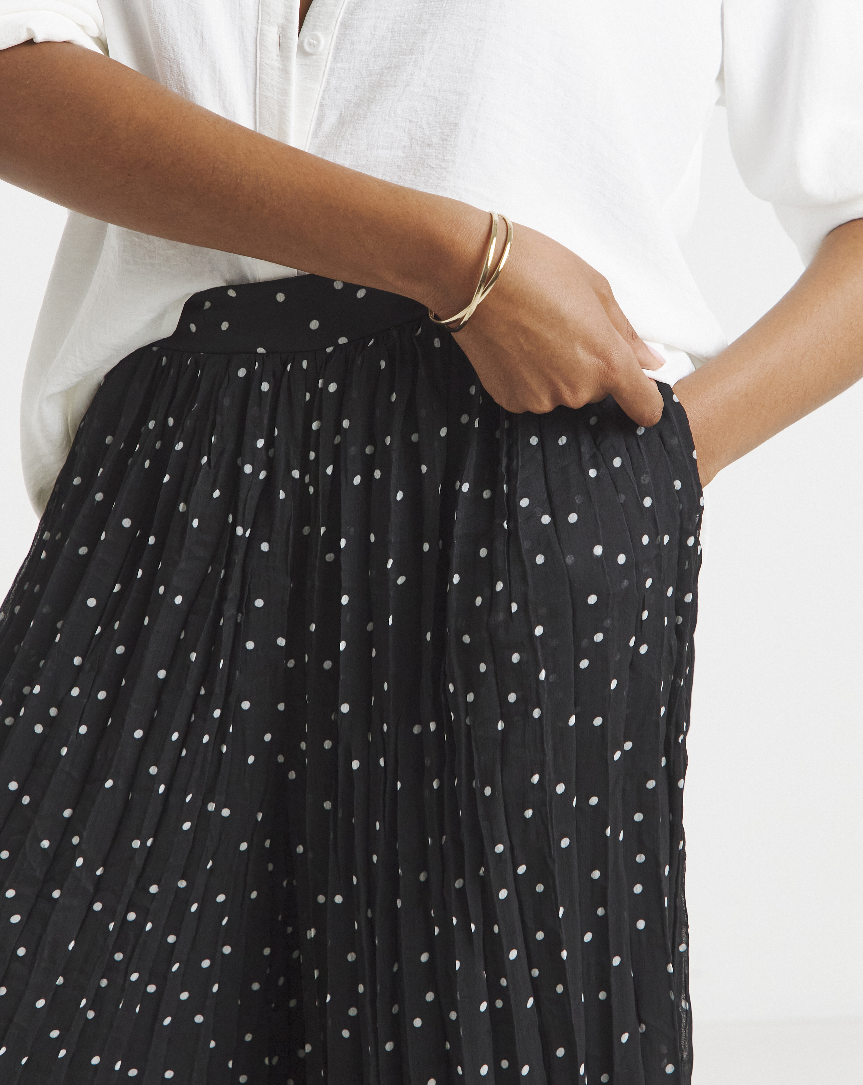 Joanna Hope Crinkle Wide Leg Trouser