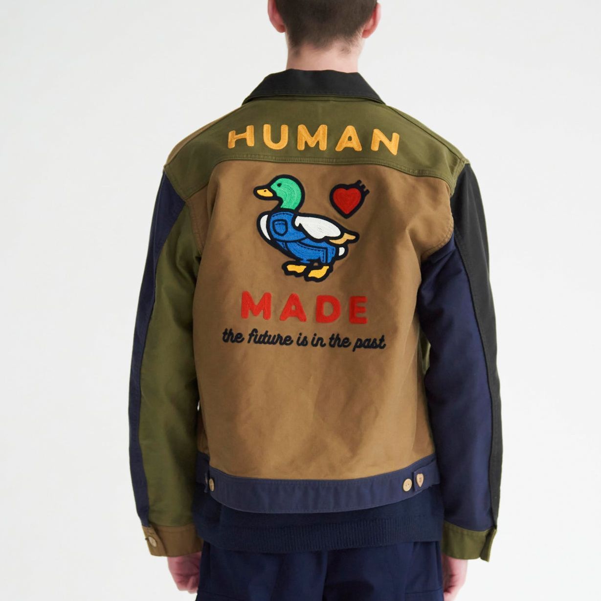 Zip Up Work Jacket 'Navy'