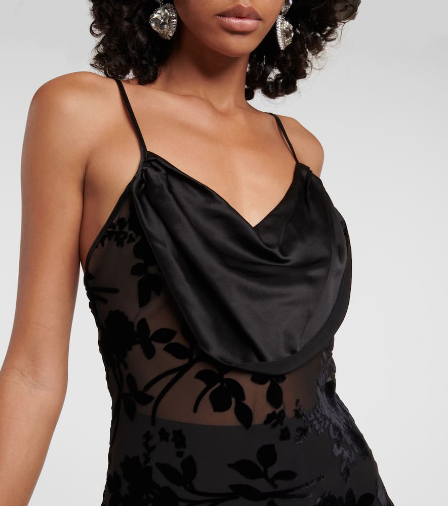 Asymmetrical bias slip dress