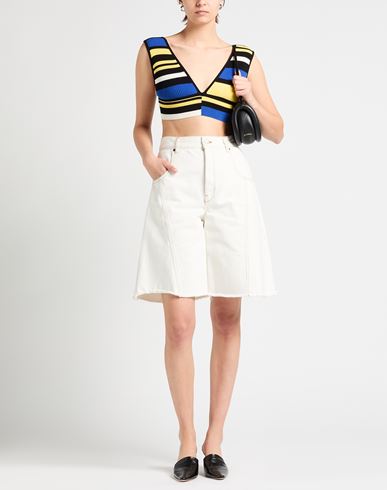 Msgm Woman Top Blue Size S Viscose, Polyester