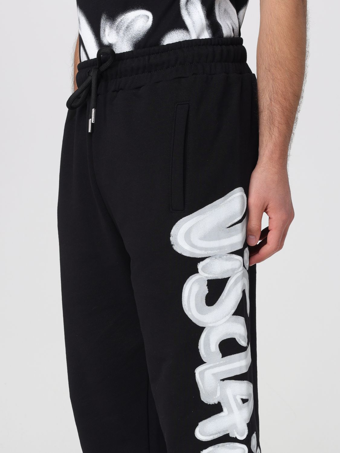 Pants Men color Black