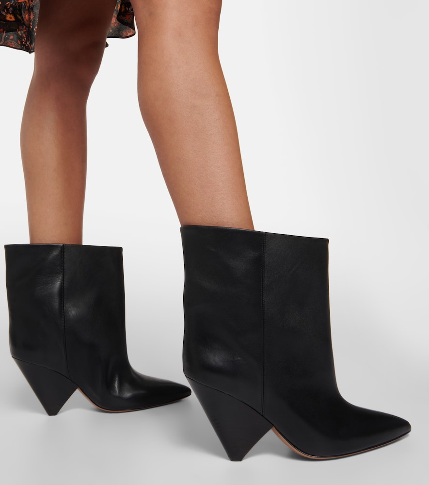 Miyako leather ankle boots
