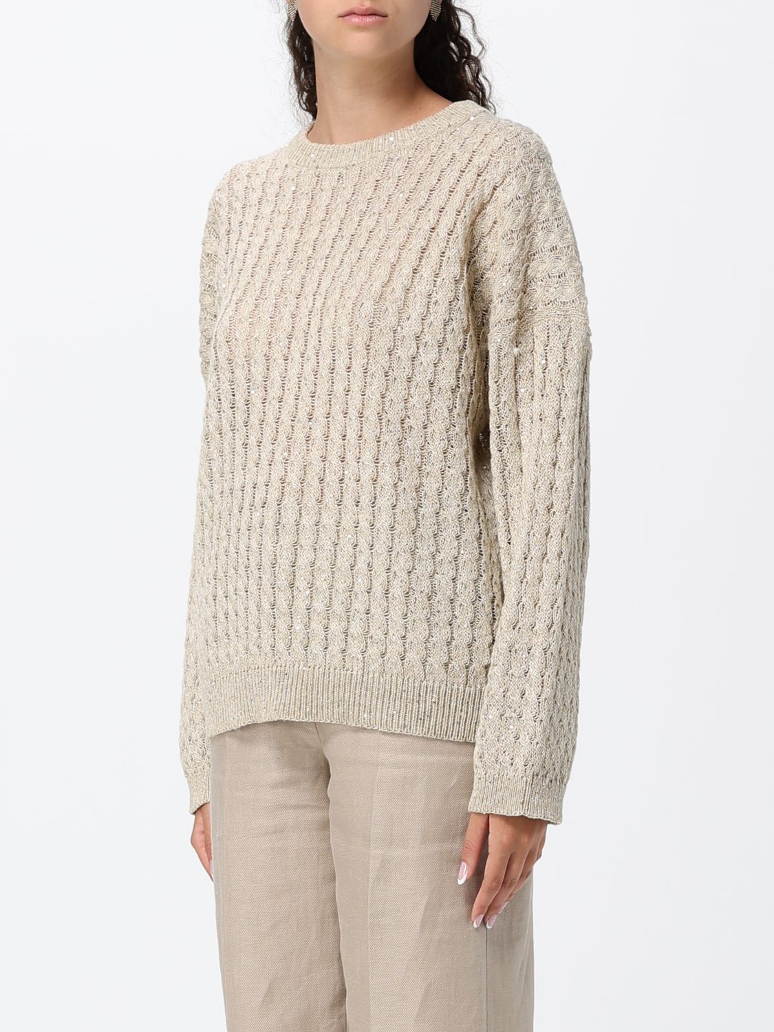 Sweater Woman color Beige