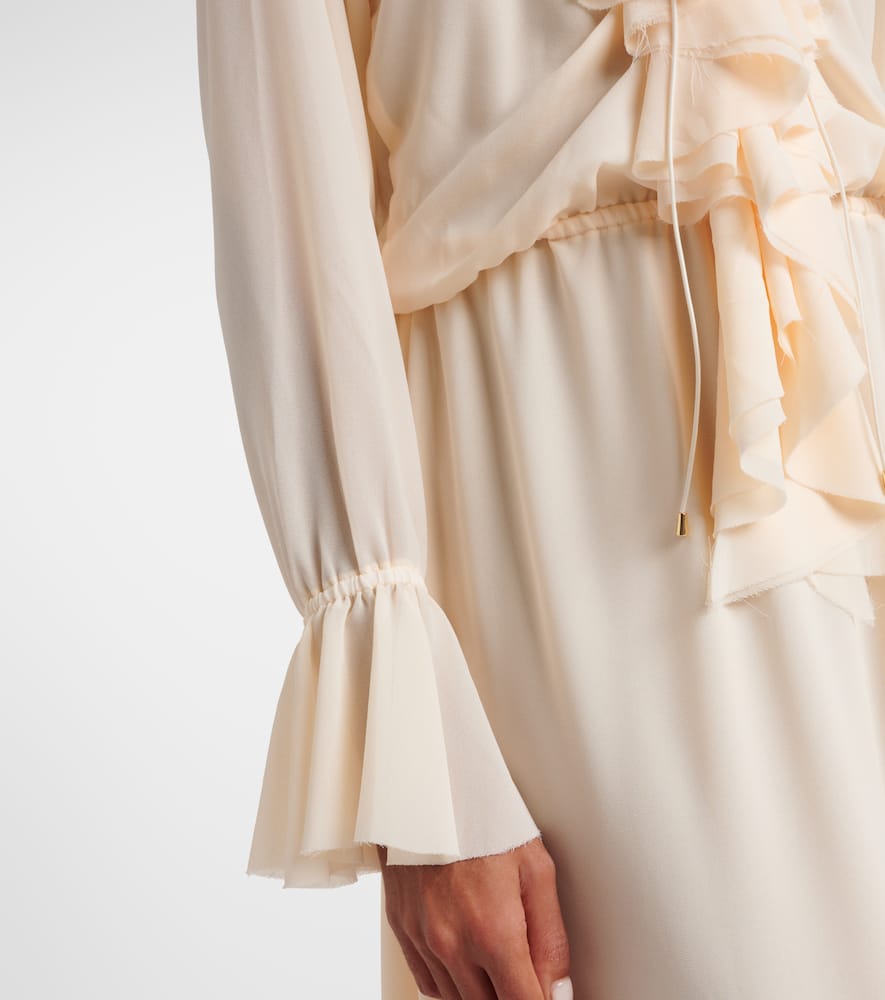 Bellen ruffled maxi dress