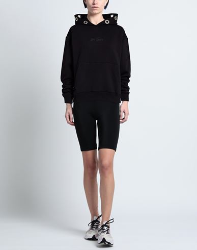 Woman Sweatshirt Black Size XL Cotton