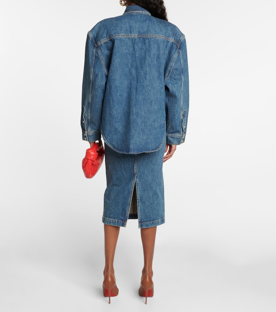 Oversized denim jacket