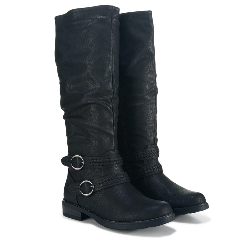 Women's Martin Knee High Boots (Black)