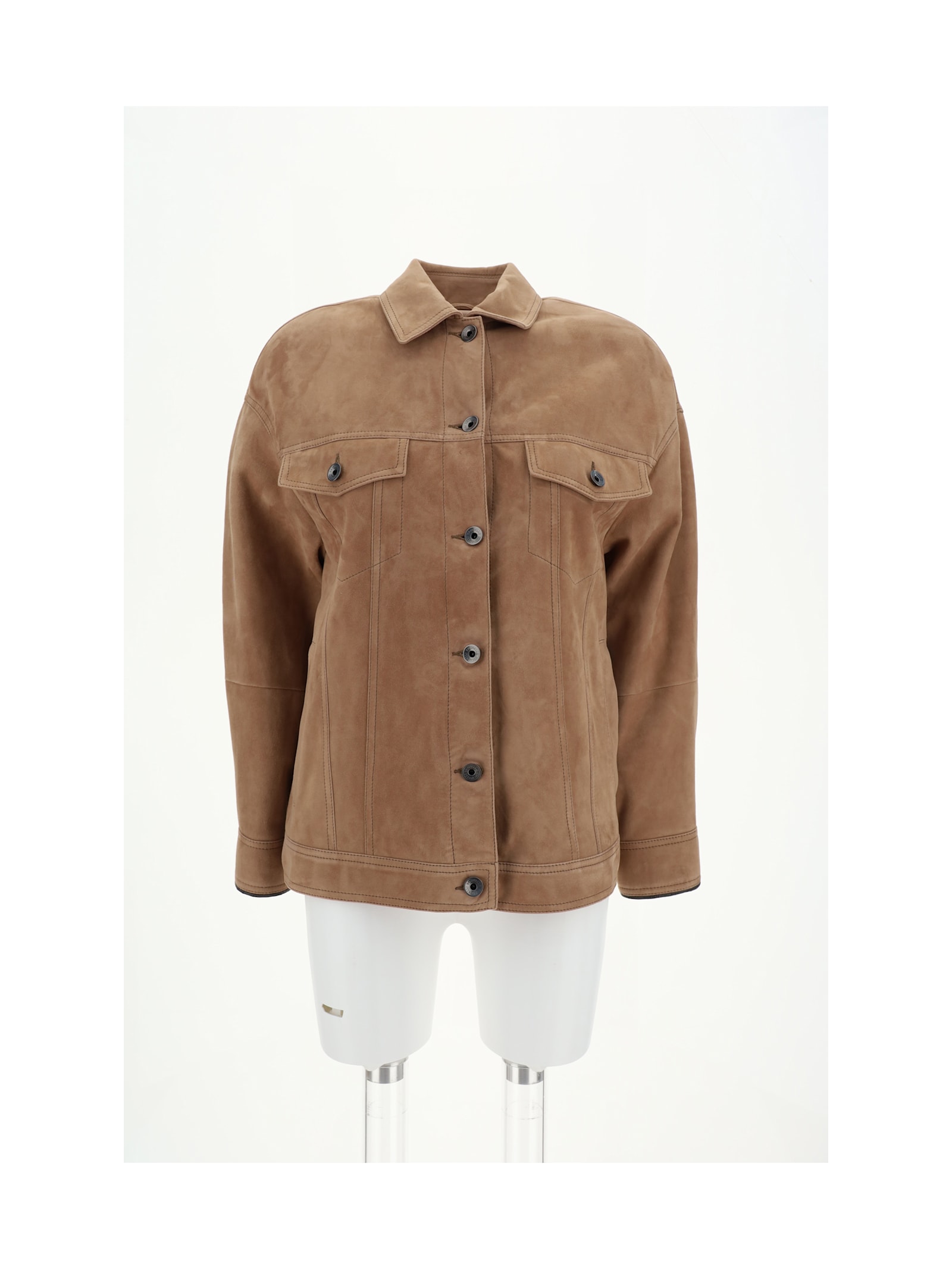 Couture suede jacket - Brown