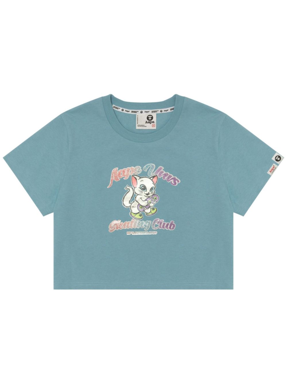Graphic-print cotton T-shirt - Green