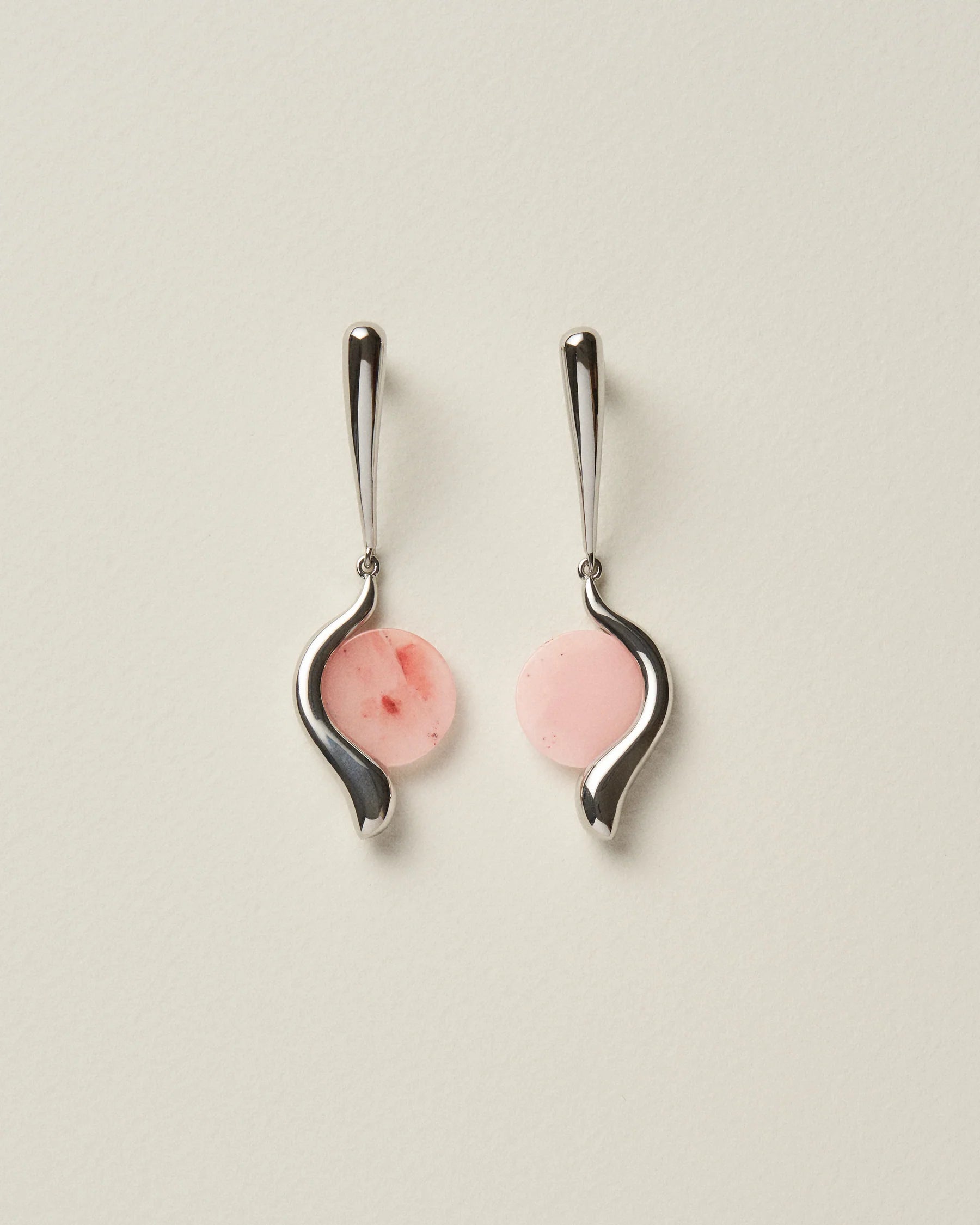 Ascolto Aura Earrings — Pink