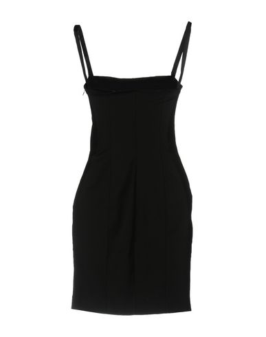 Woman Mini dress Black Size 6 Virgin Wool, Polyamide, Elastane, Acetate