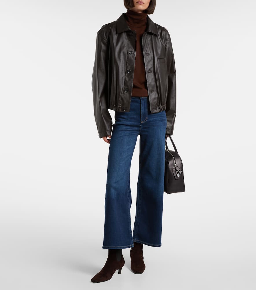 Lyra cropped wide-leg jeans