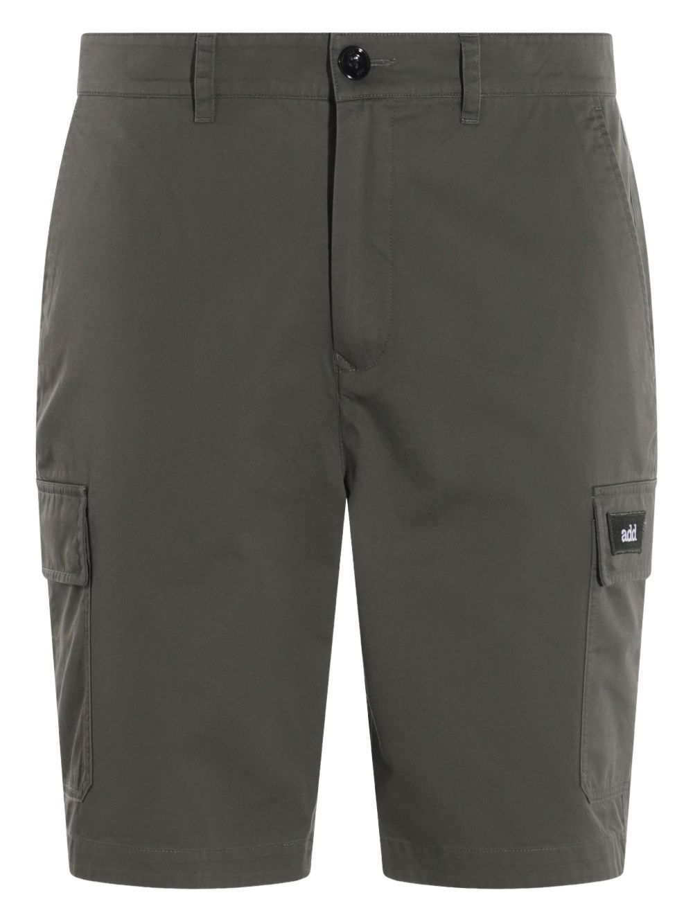 Dark Green Cotton Shorts