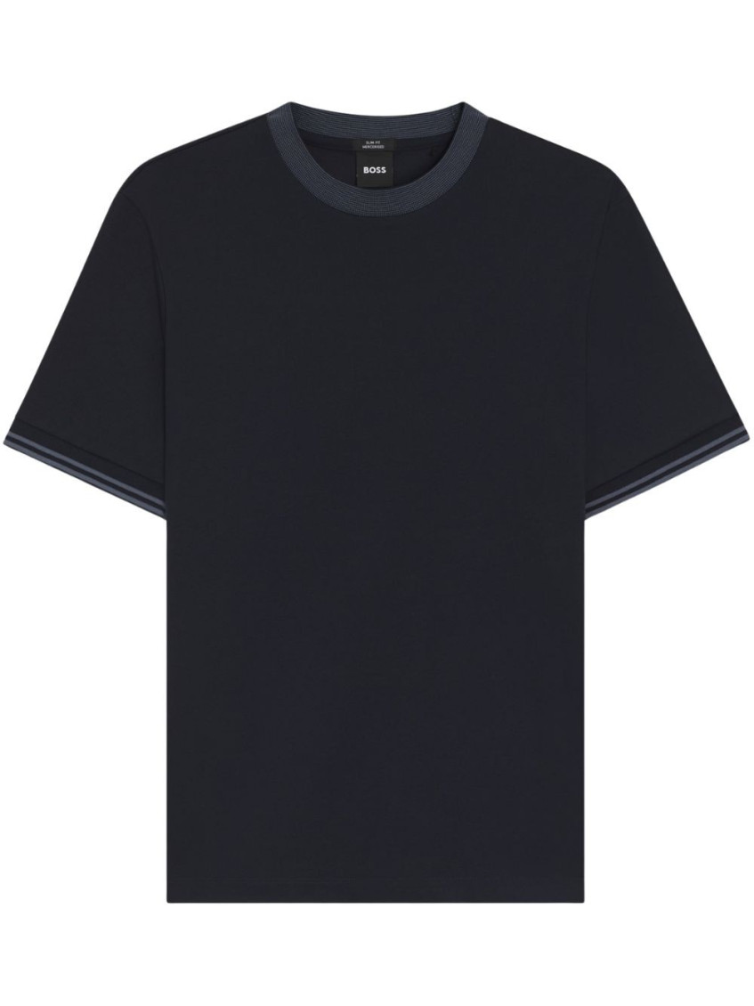 Dark Blue Crewneck T-Shirt