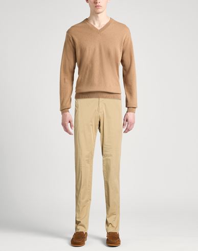 Man Pants Camel Size 30 Cotton, Elastane