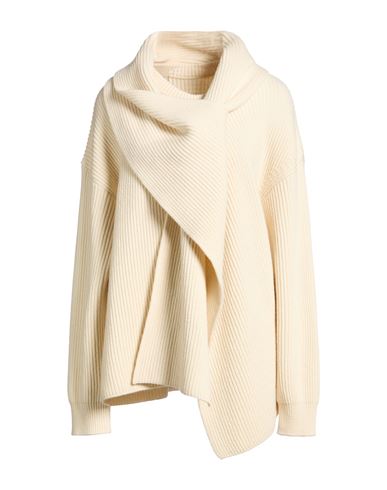 Woman Sweater Cream Size 0 Wool