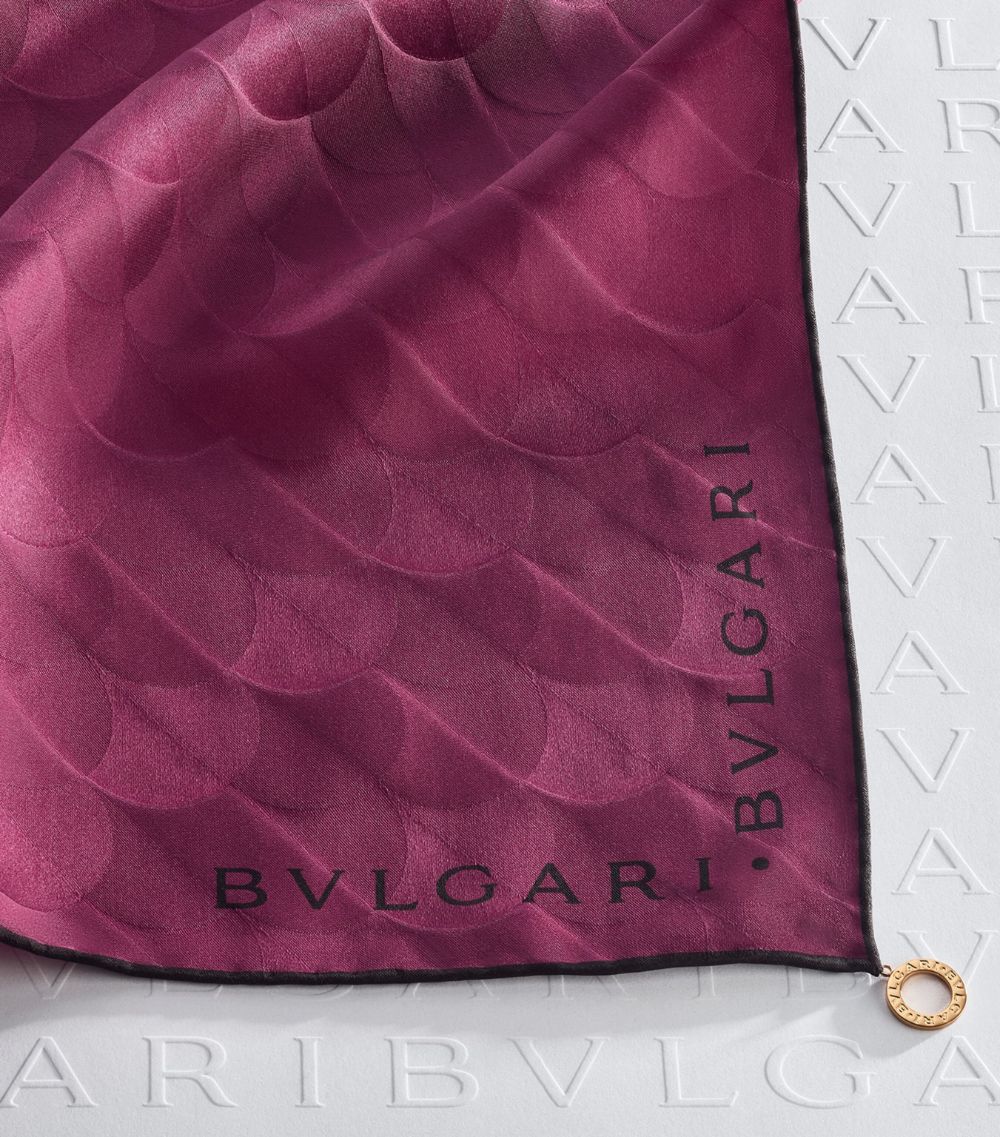 Silk Jacquard Diva Glare Scarf