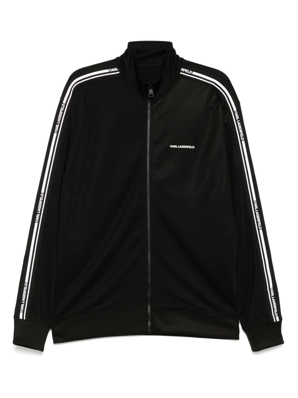 Karl Lagerfeld essential zip-up jacket - Black