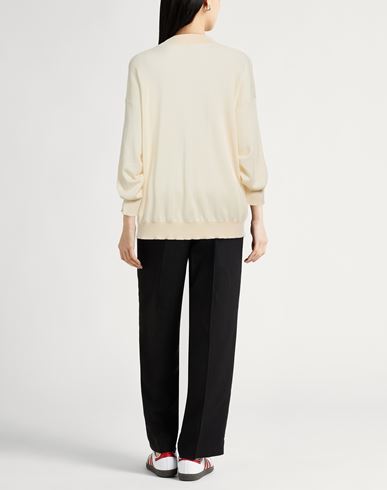 Woman Sweater Cream Size L Cashmere