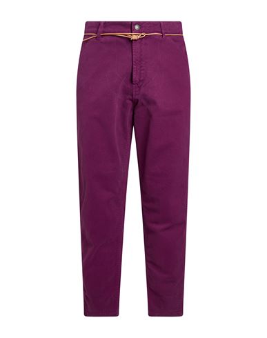 Man Pants Mauve Size 31 Cotton, Elastane