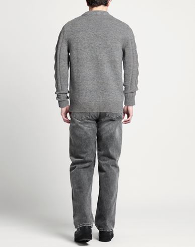 Man Sweater Grey Size 40 Merino Wool
