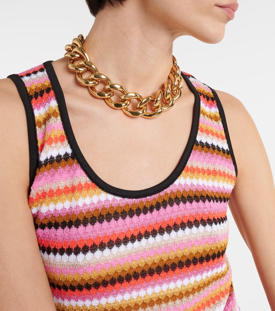 Cotton-blend tank top