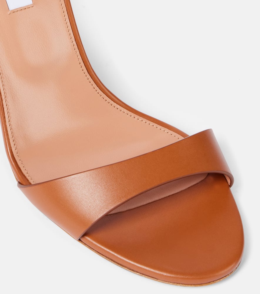 Aquazzura Sunseeker 85 leather sandals