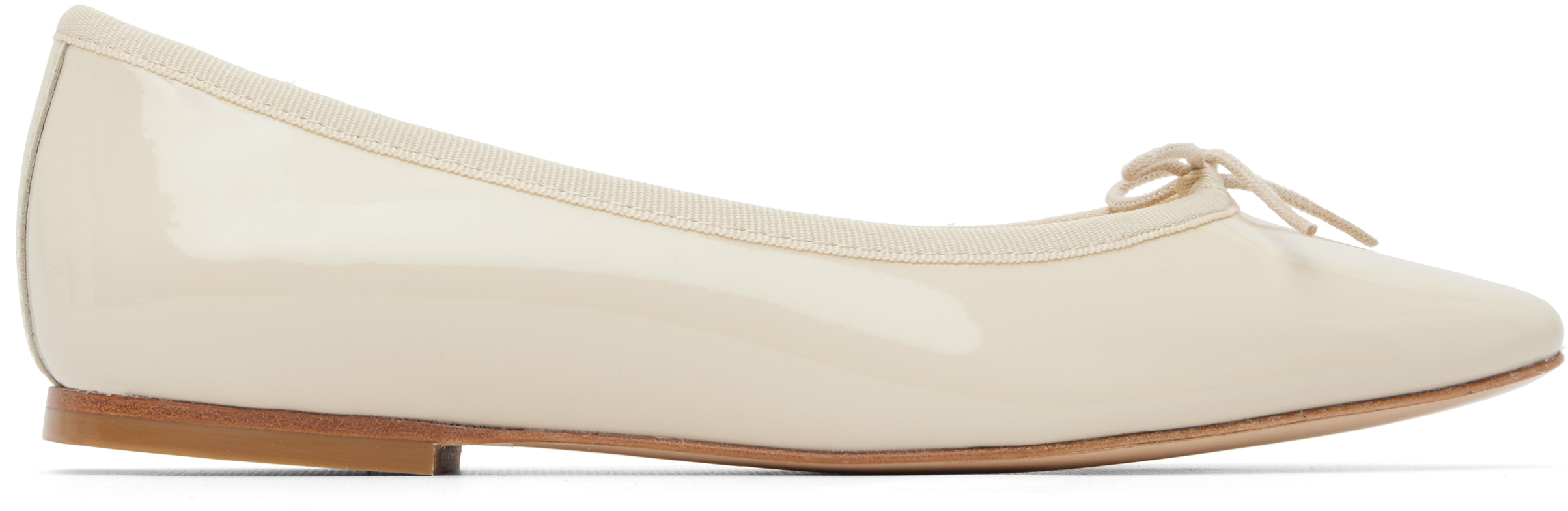 Off-White Cendrillon Pointed-Toe Ballerina Flats