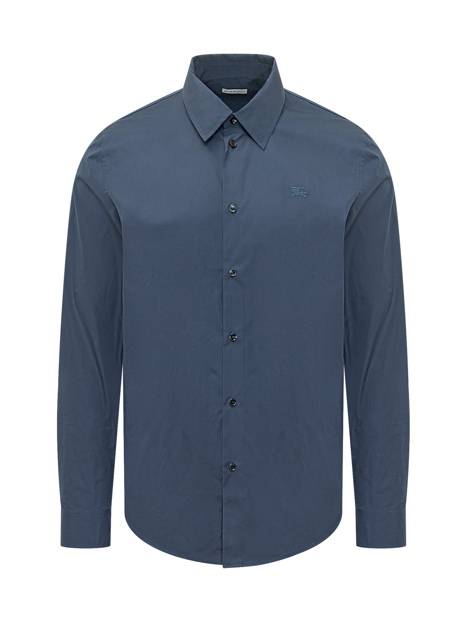 Long Sleeve Button-Up Shirt with Classic Collar