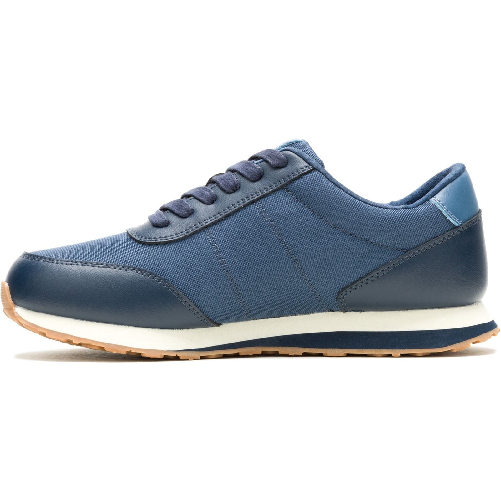 Hush Puppies Seventy8 Leather Men's Blue Trainer