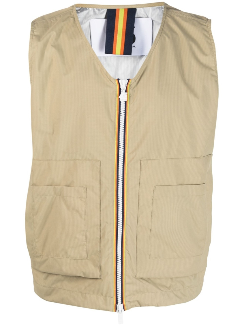 Beige Water Repellent Vest
