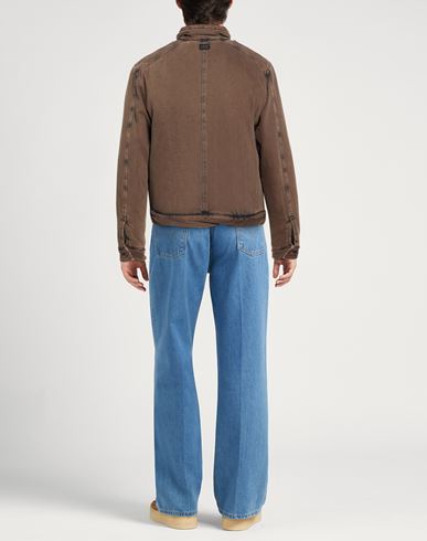 Man Denim outerwear Light brown Size XL Cotton, Recycled cotton