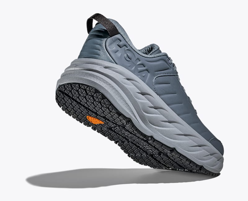 HOKA Men's Bondi SR Shoes in Faded Navy/Carbon Black